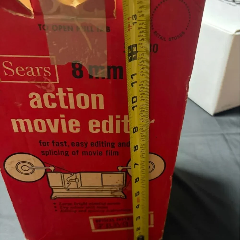 Vintage Sears, Roebuck & Co. 8mm Film Editor‎ Assembly 148 Orig. Box Untested